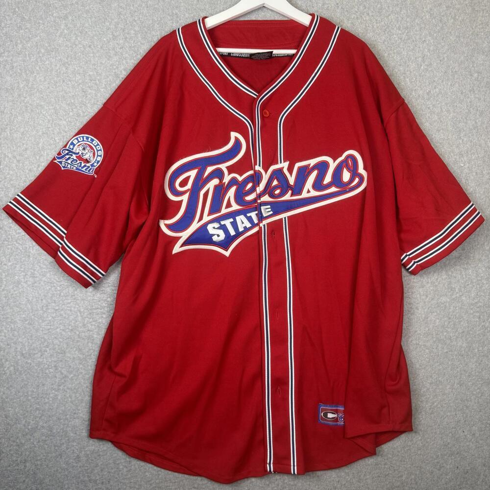 Fresno State Bulldogs Vintage Baseball Jersey Size XXL #27 Colosseum Athletics